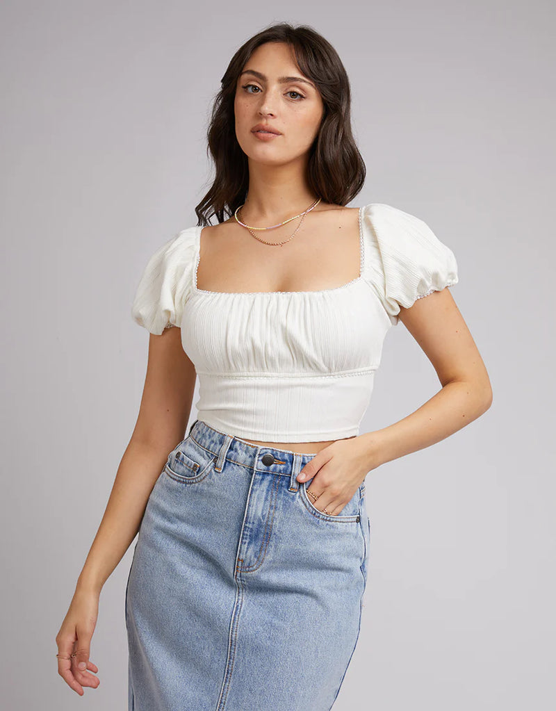 Shelby Top / White