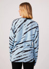 Controlla Unisex Hemp Tie-Dye Long Sleeve T-Shirt / Sky Blue