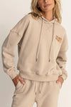 Island Hour Hooded Fleece / Ecru