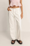 Lula Lowrise Pant / White