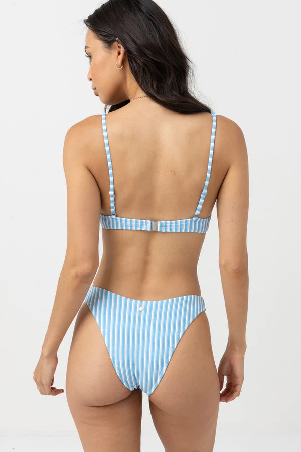 Sunbather Stripe High Cut Pant / Ocean