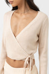 Ballet Wrap Top / Oat