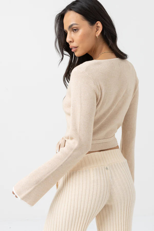 Ballet Wrap Top / Oat
