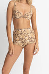 Arcadia Paisley Surf Short / Chocolate