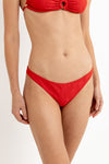 Leilani Low Rise Cheeky Pant - Red
