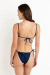 Lily Rib Slide Tri Top / Ink
