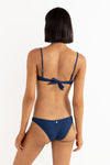 Lily Rib Balconette Top / Ink