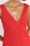 Belle Mini Dress / Red
