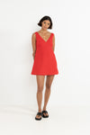 Belle Mini Dress / Red