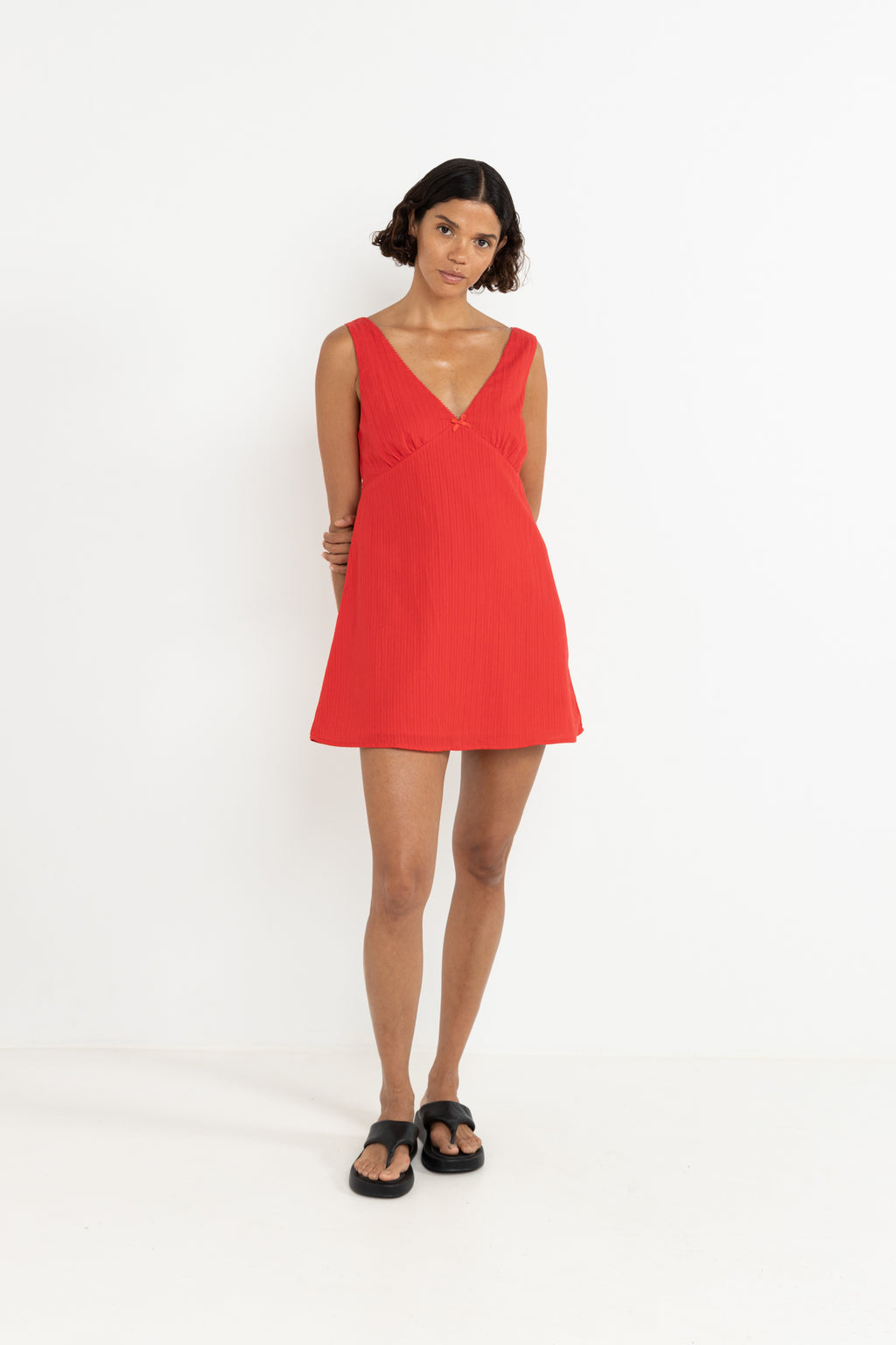 Belle Mini Dress / Red