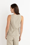 Lola Check Wrap Front Vest