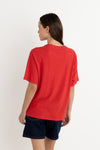 Leilani Oversized T-Shirt / Red
