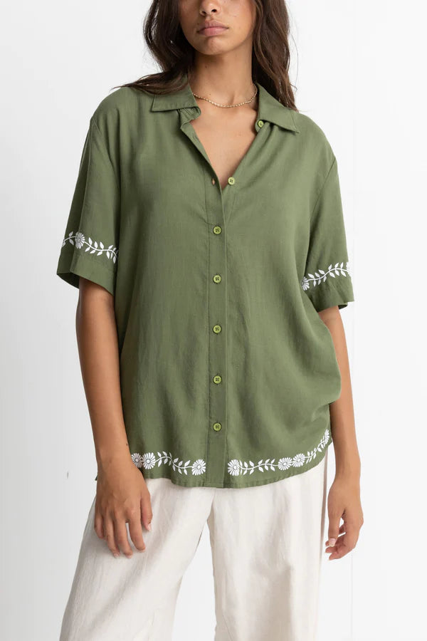 Juno Short Sleeve Shirt / Olive