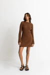 Charlize Long Sleeve Knit Mini Dress