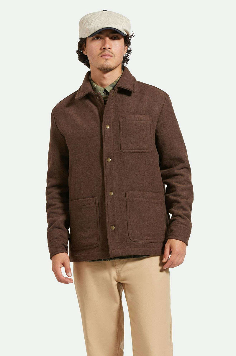 Menswear Chore Coat / Heather Pinecone Brown
