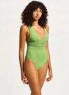 S. Collective Cross Back One Piece / Sage