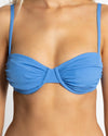 Ribbed Ruched Underwire Top / Regatta