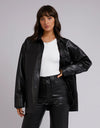 Eve Luxe Shacket / Black