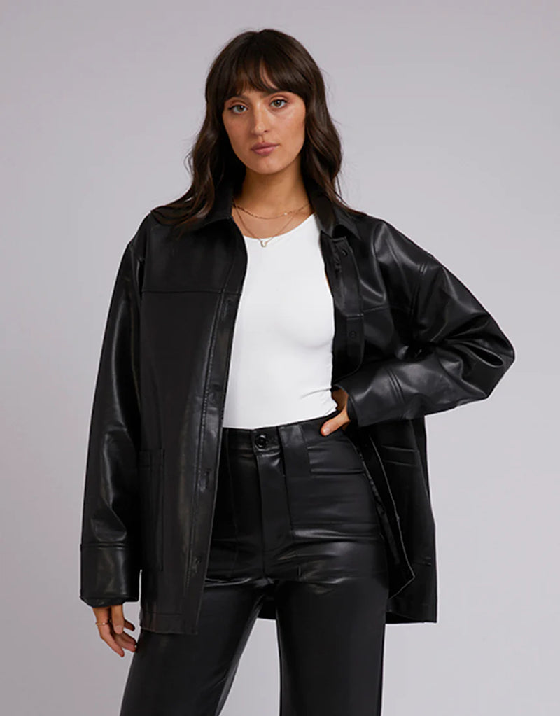 Eve Luxe Shacket / Black