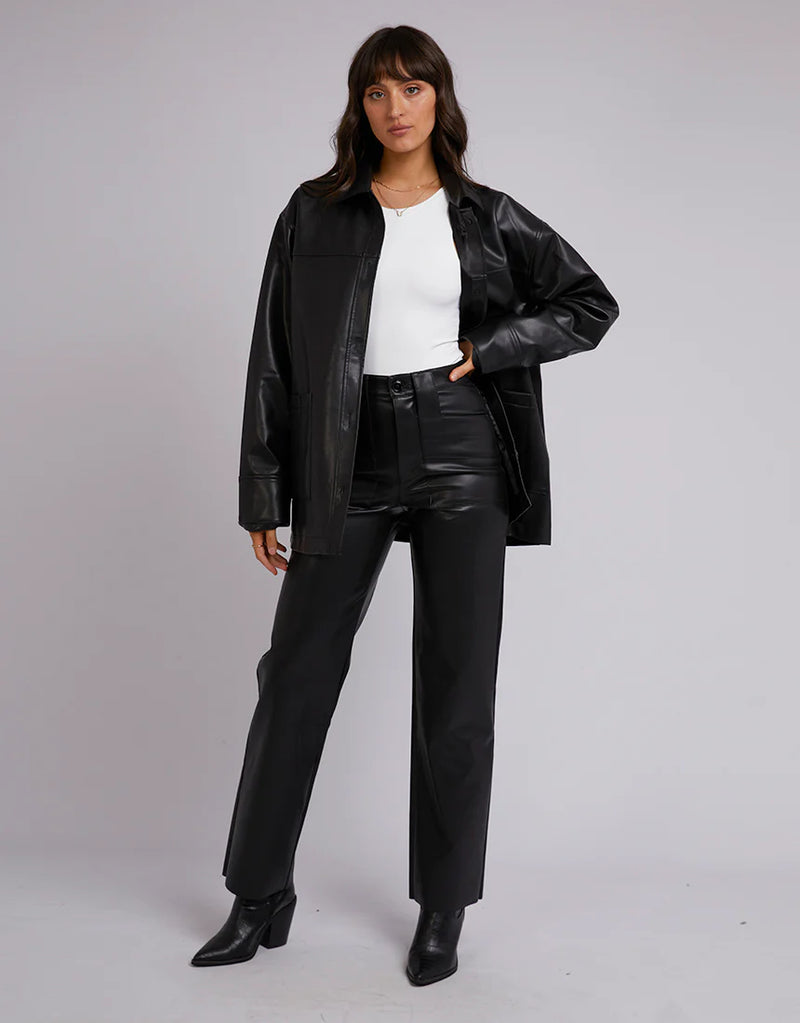 Eve Luxe Shacket / Black