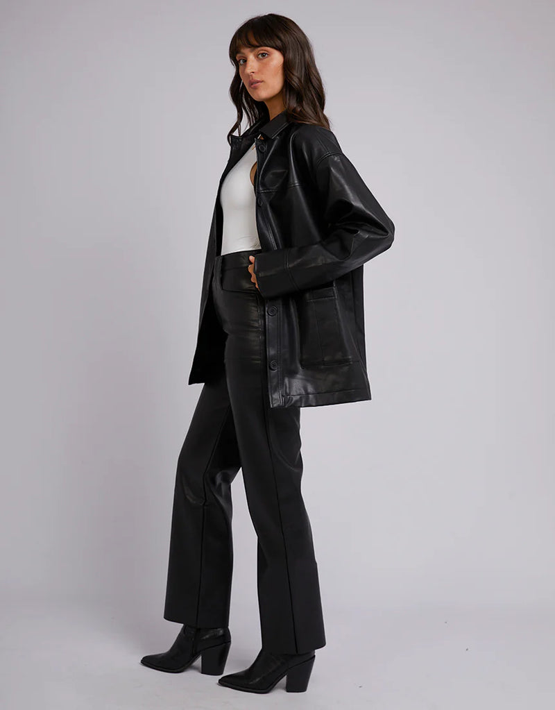 Eve Luxe Shacket / Black