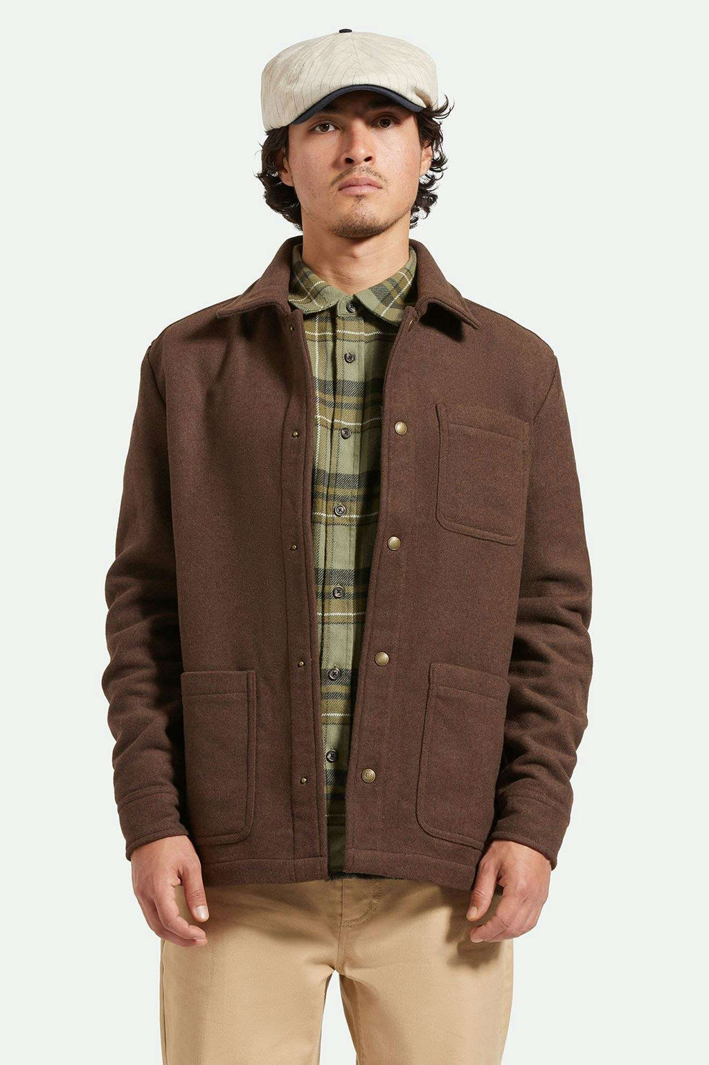 Menswear Chore Coat / Heather Pinecone Brown