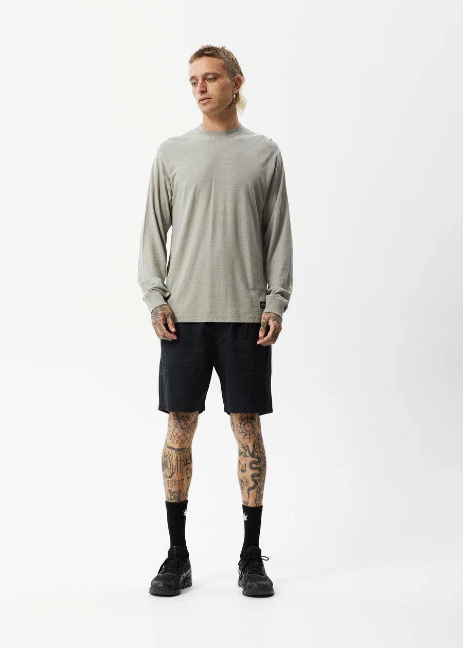 Essential Hemp Long Sleeve T-Shirt / Olive
