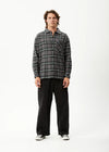 Sandstorm Recycled Flannel Shirt / Black Check