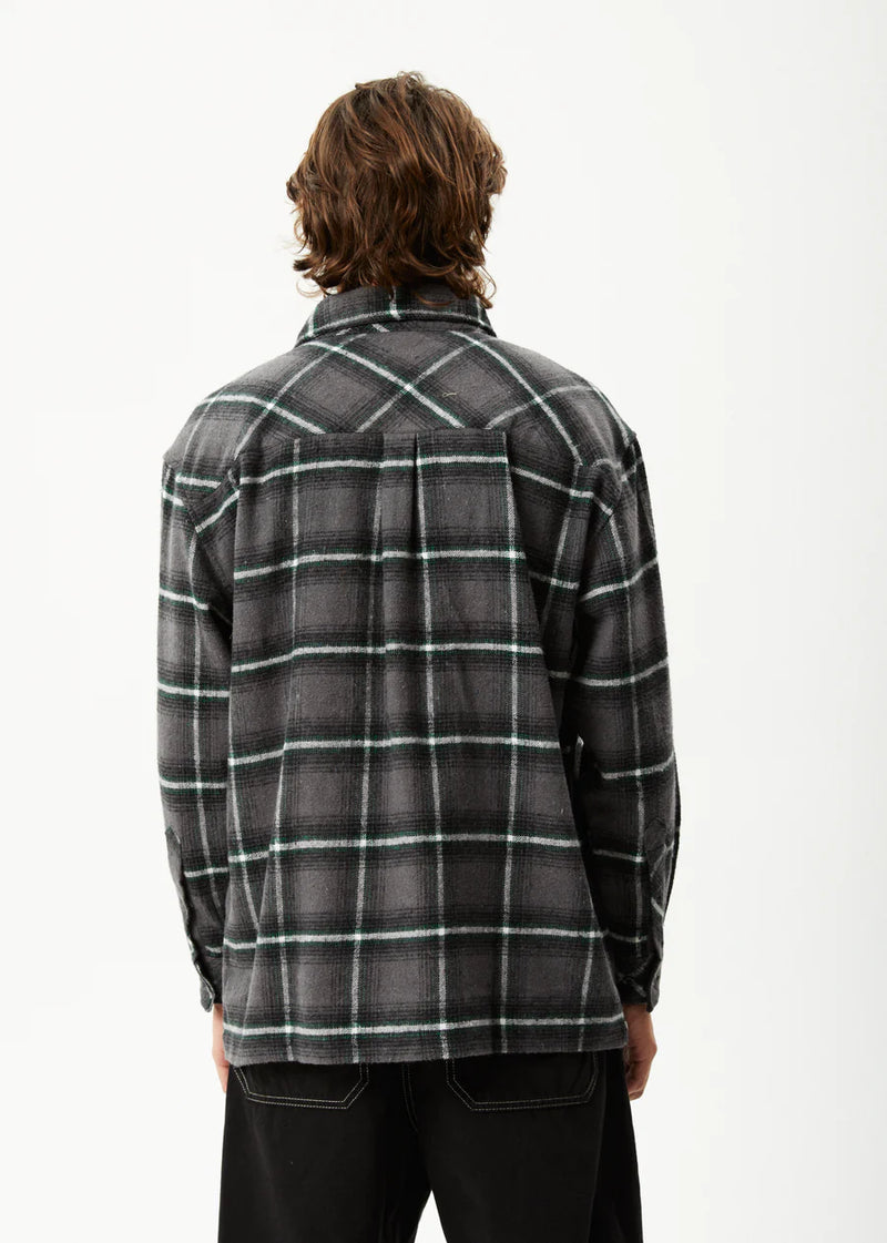 Sandstorm Recycled Flannel Shirt / Black Check