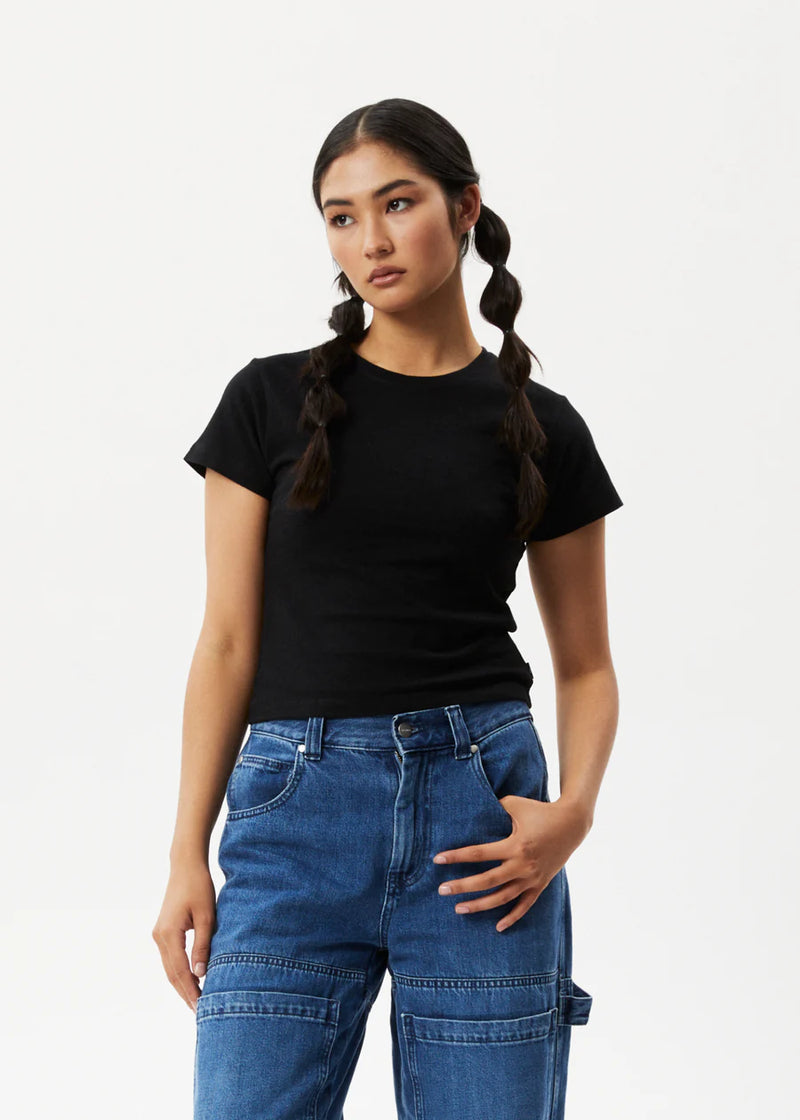 Carmen Hemp Baby T-shirt / Black