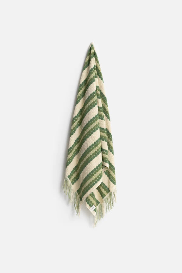 Vacation Stripe Towel / Green
