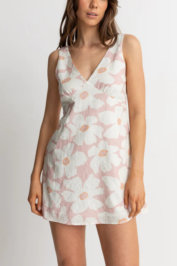 Mimi Floral Mini Dress / Rose