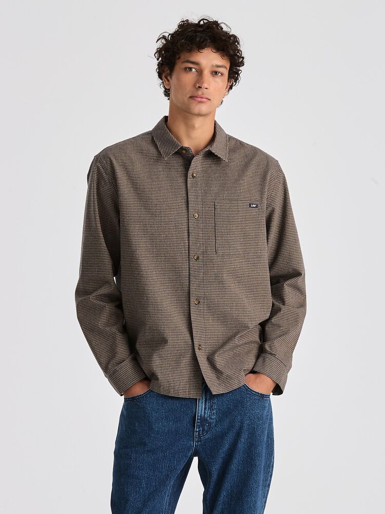 Bateman LS Shirt / Navy Check