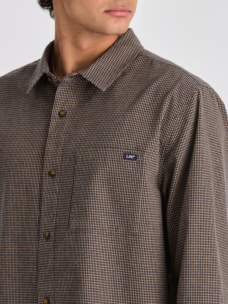Bateman LS Shirt / Navy Check