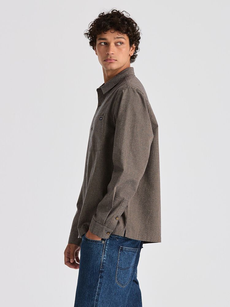 Bateman LS Shirt / Navy Check