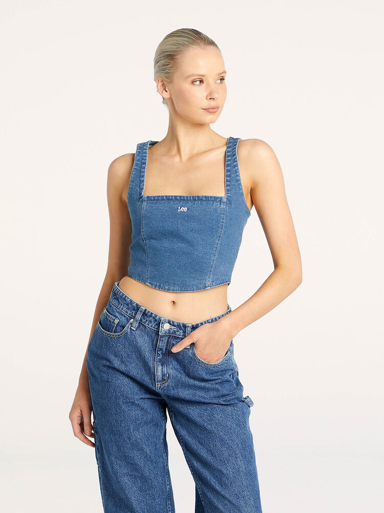 Ash Denim Bodice / Temptation
