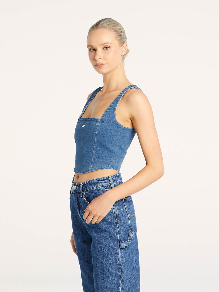 Ash Denim Bodice / Temptation