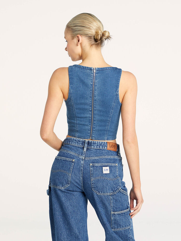 Ash Denim Bodice / Temptation