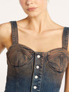 Veda Corset / Ombre Blue Moods