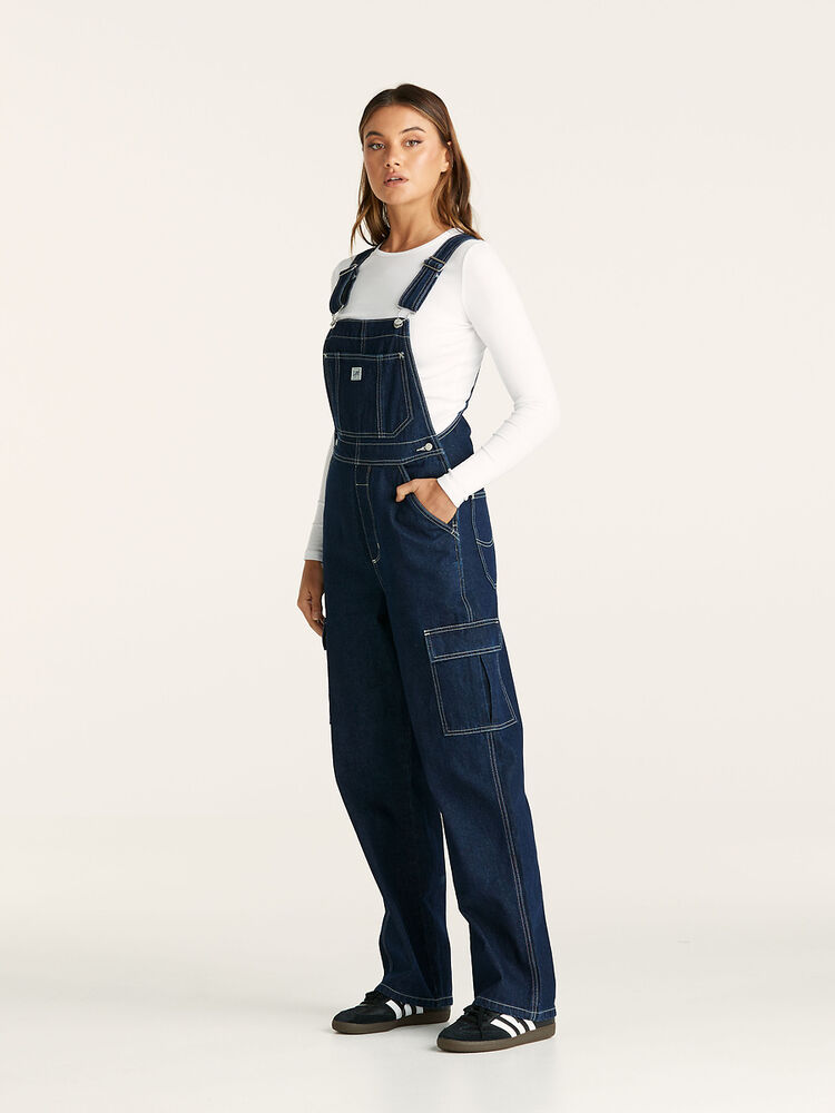 Utility Cargo Overall / Indigo Rinse