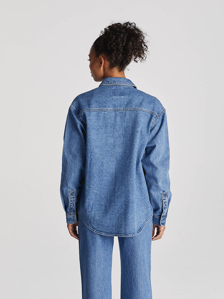 Signature Releaxed Denim Shirt / Indigo Dust