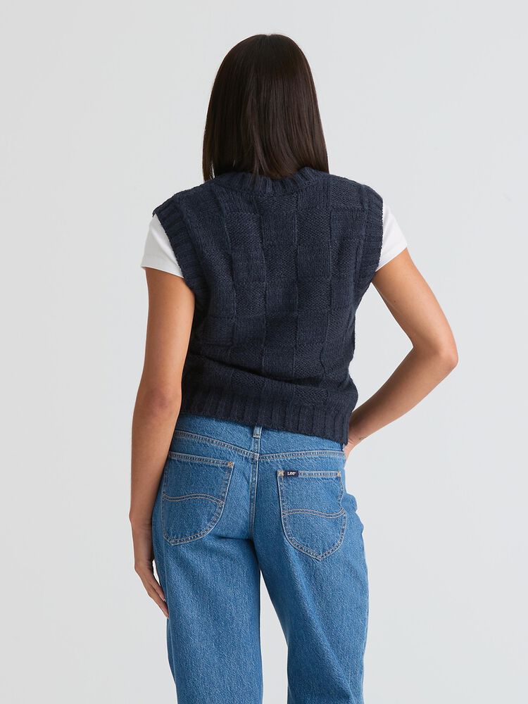Crossroads Knit Vest / French Navy