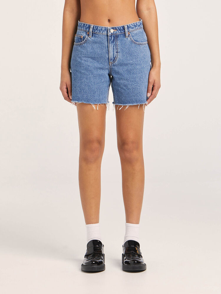 90s Mis Straight Short / Classic Blue