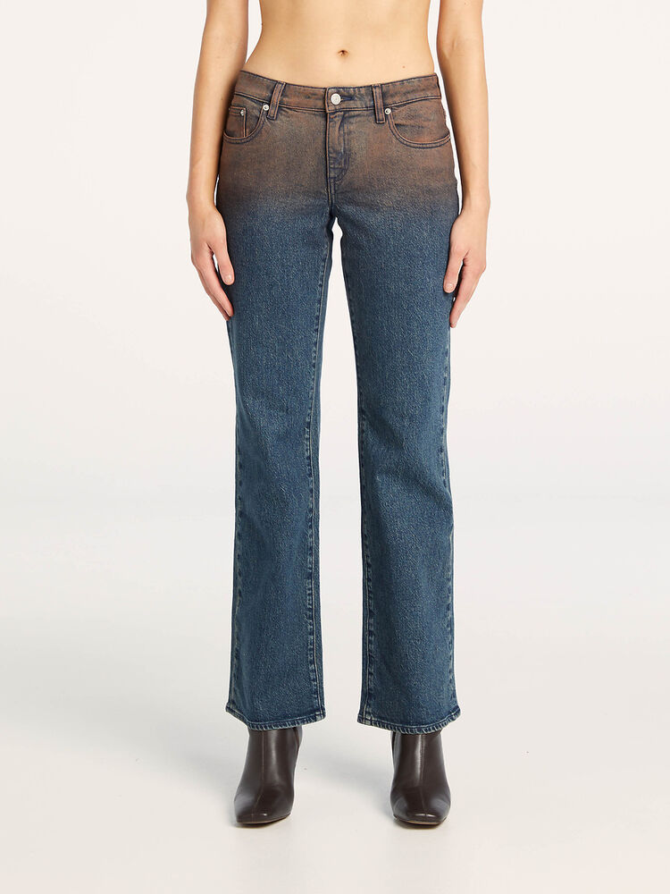 Y2K Low Bootcut / Ombre Blue Moods