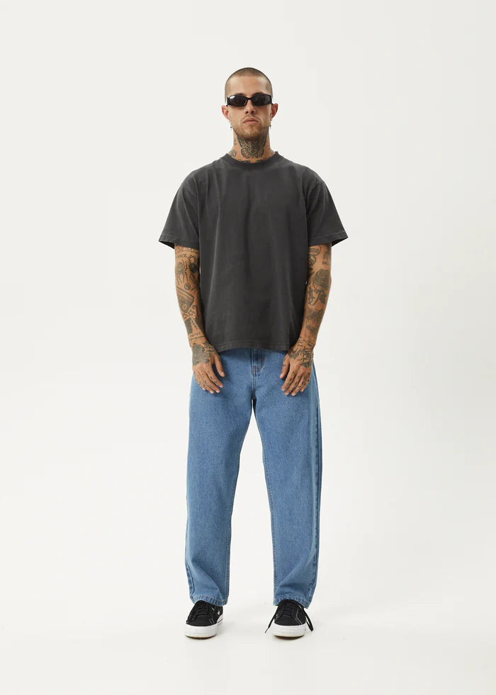 Ninety Twos Hemp Denim Relaxed Fit / Worn Blue