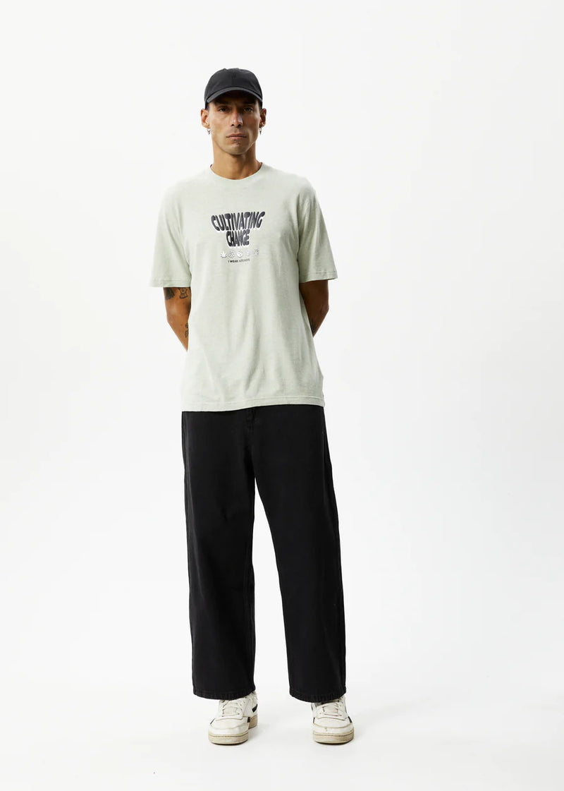 Proclaim Hemp Retro Fit Tee / Eucalyptus