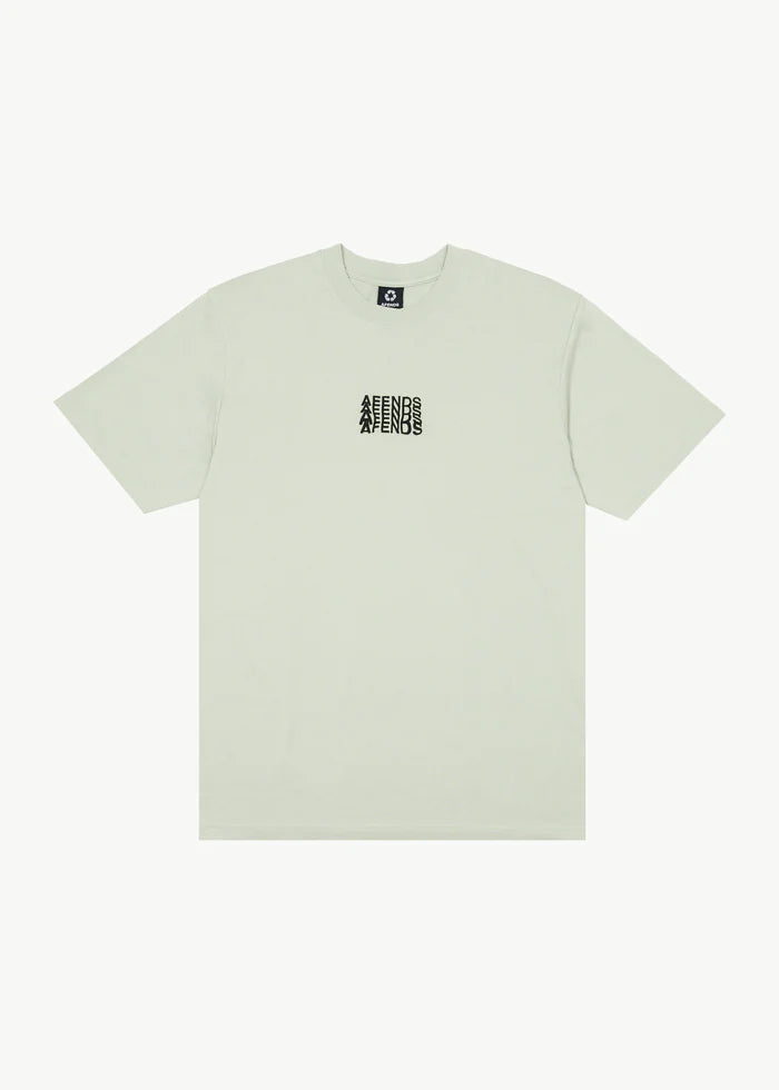 Limits Graphic Retro Fit Tee / Eucalyptus