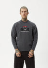 Let It Grow Raglan Knit / Charcoal