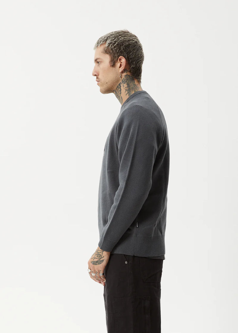 Let It Grow Raglan Knit / Charcoal