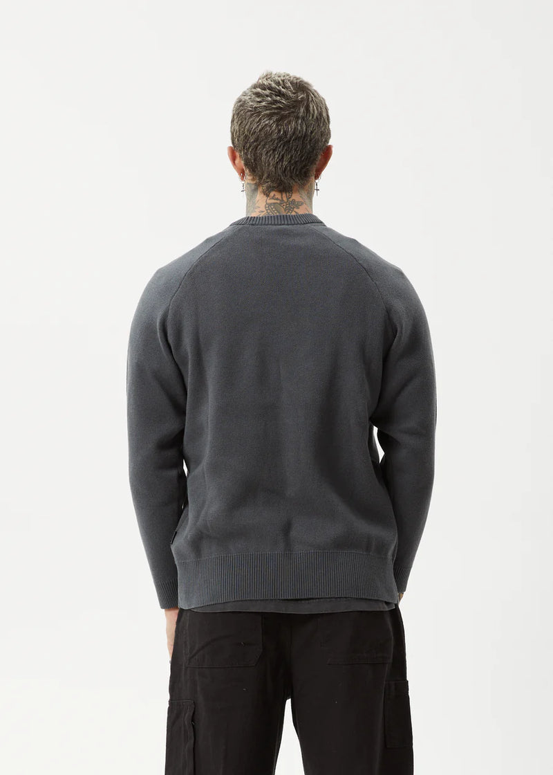Let It Grow Raglan Knit / Charcoal